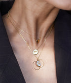 Collier Selis (Acier doré)