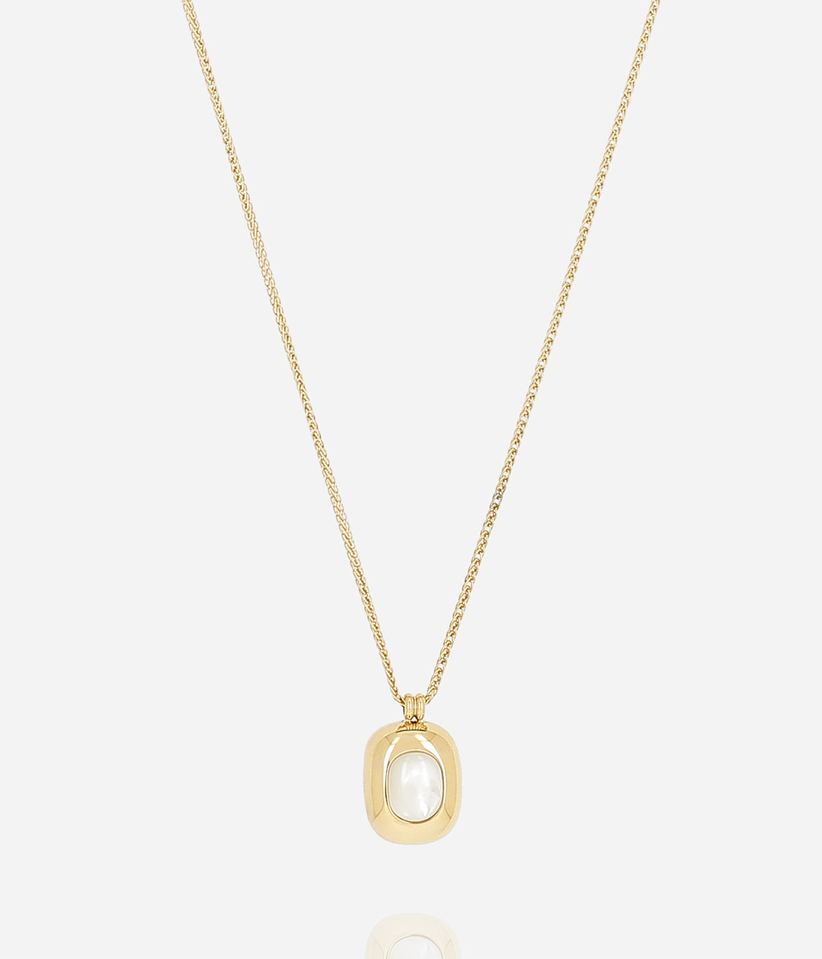 Collier Syléna (Acier doré)