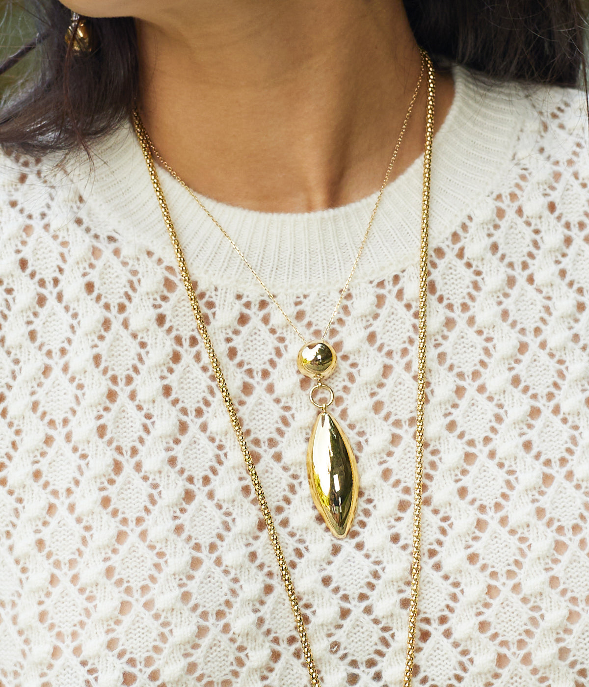 Collier Velio (Acier doré)
