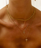 Collier Sindia (Acier doré)