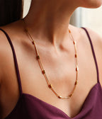 Collier Curzu (Acier doré)