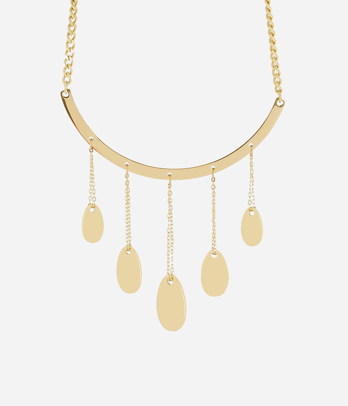 Collier Pineto (Acier doré)