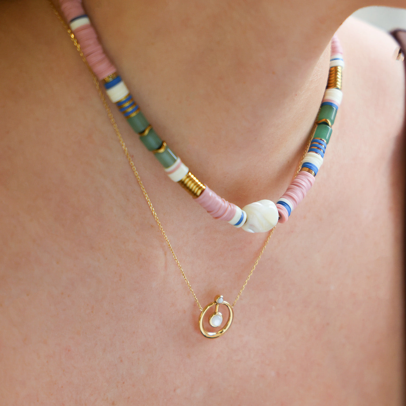 Collier Teva (Acier doré)