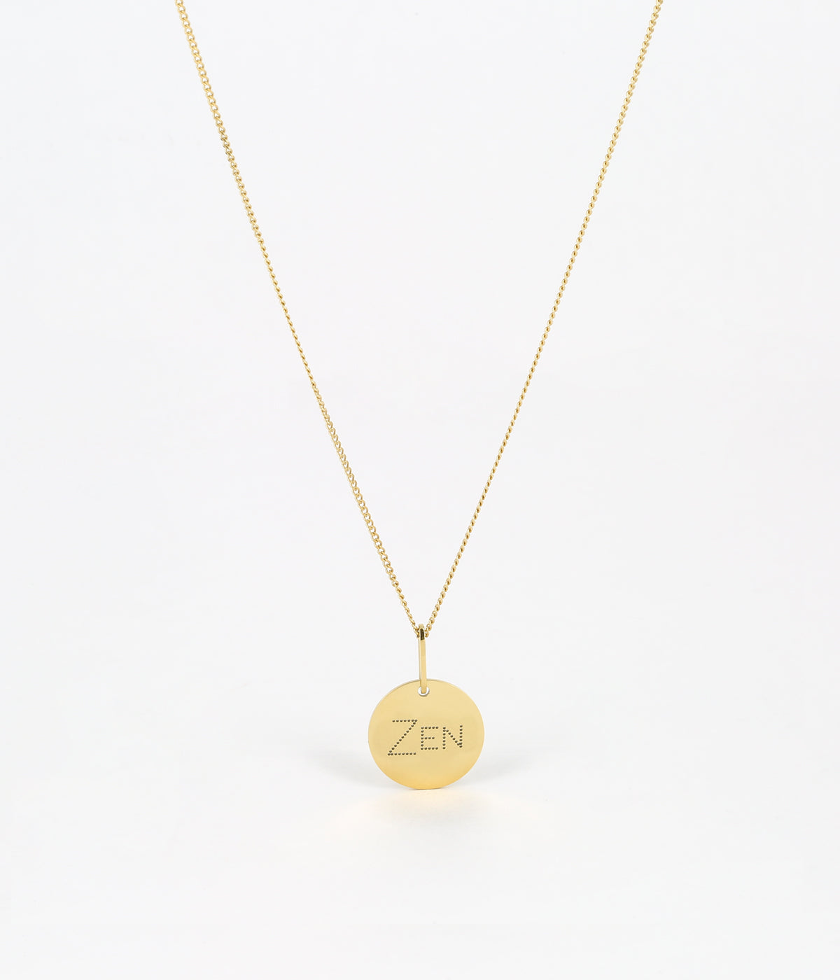 Collier Zen (Acier doré)