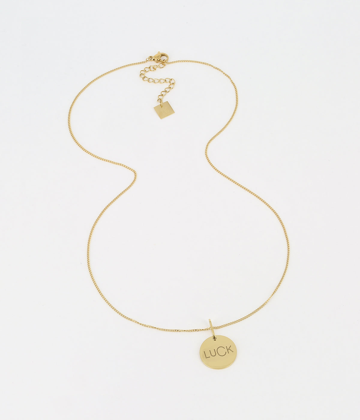 Collier Luck (Acier doré)