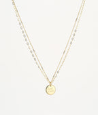 Collier Good Luck (Acier doré)