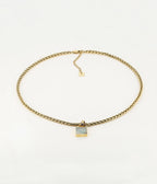 Collier Tram (Acier doré)