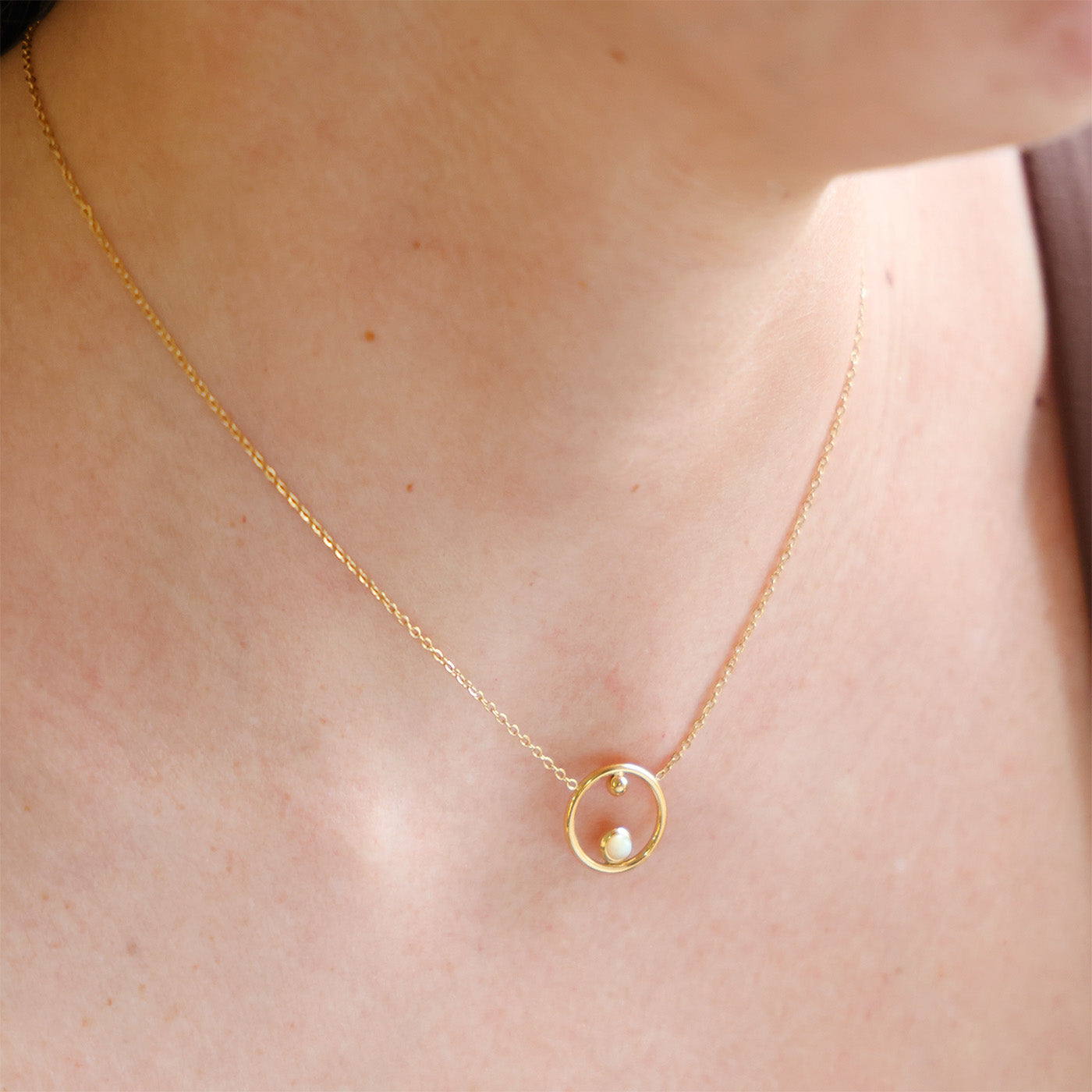 Collier Angie (Acier doré)