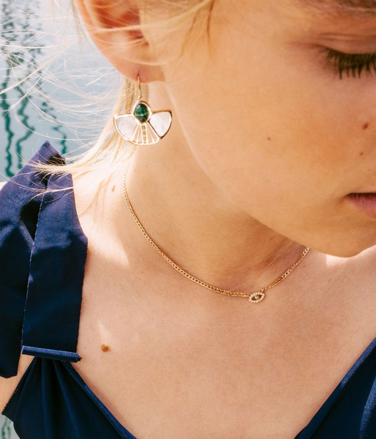 Collier Olga (Acier doré)