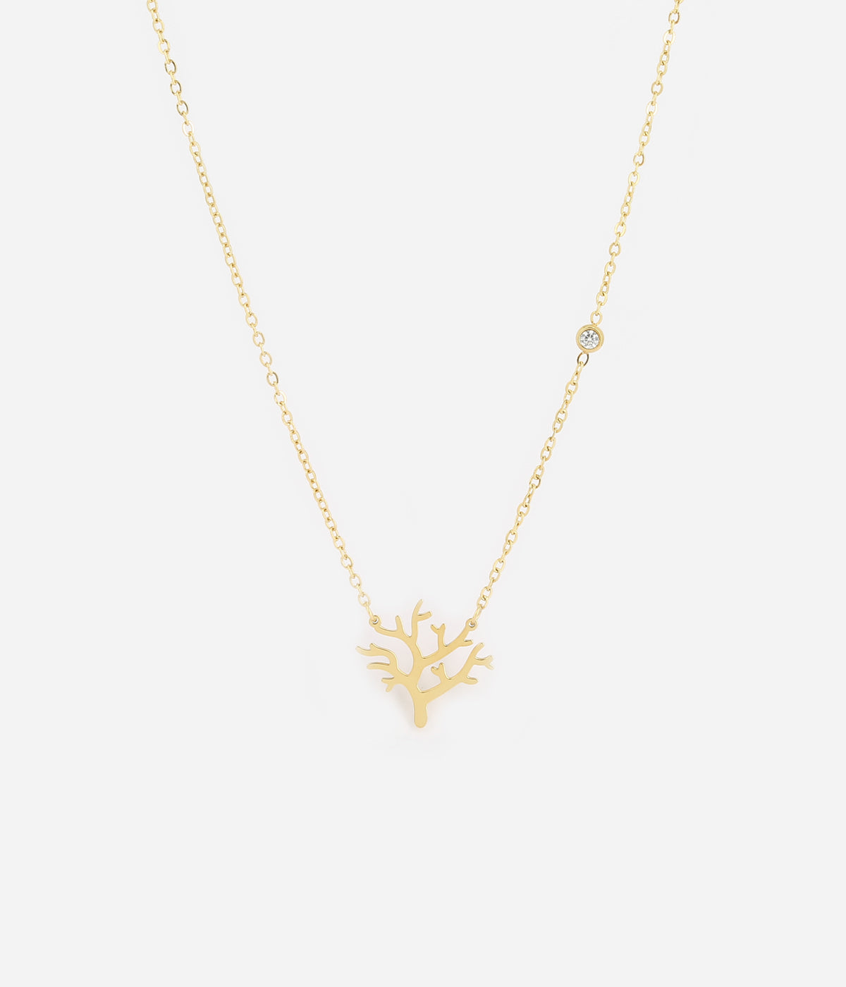 Collier Arbol (Acier doré)