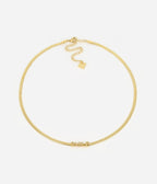 Collier Smiley (Acier doré)