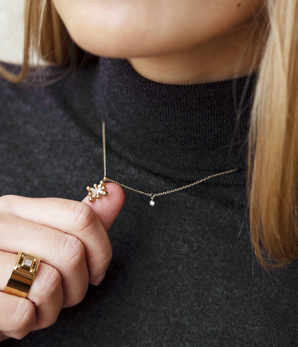 Collier Clara (Acier doré)