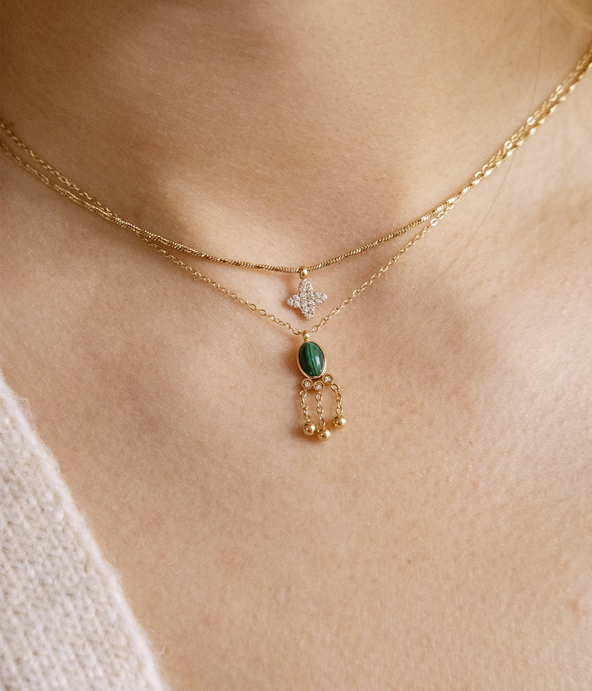 Collier Séville (Acier doré)