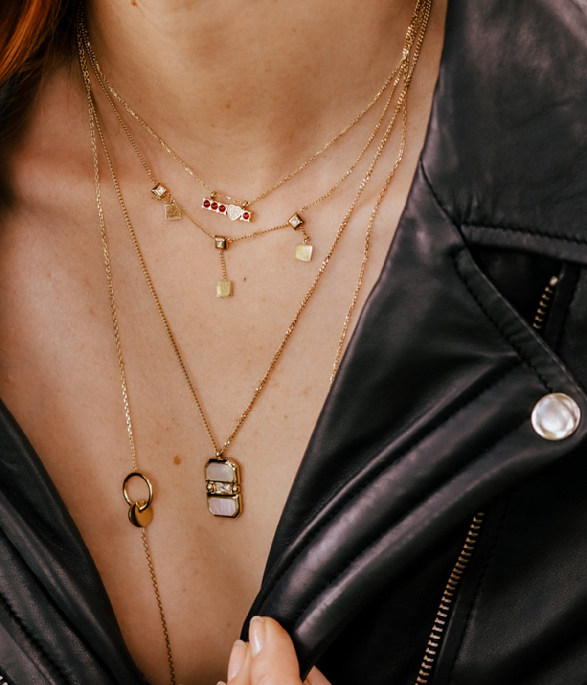 Collier Aspen (Acier doré)