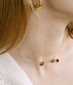 Collier Bulle (Acier doré)