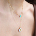 Collier Bulle (Acier doré)