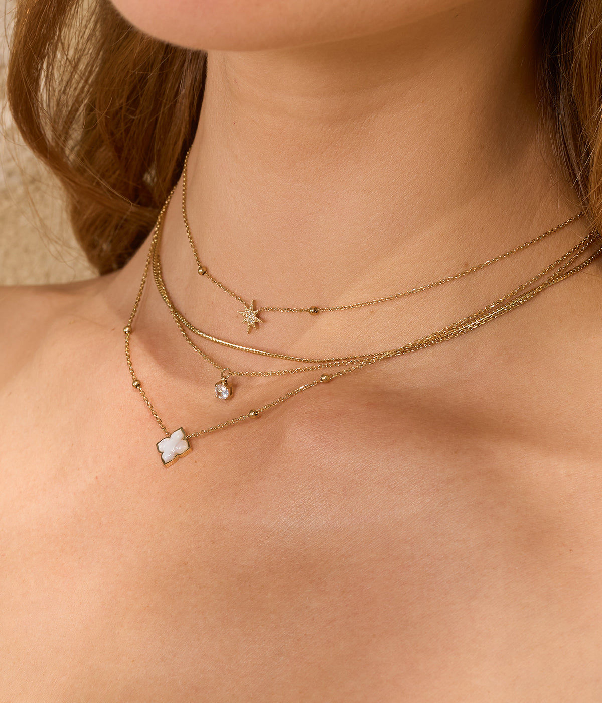 Collier Thaumas (Acier doré)
