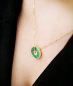 Collier Luck Love (Acier doré)