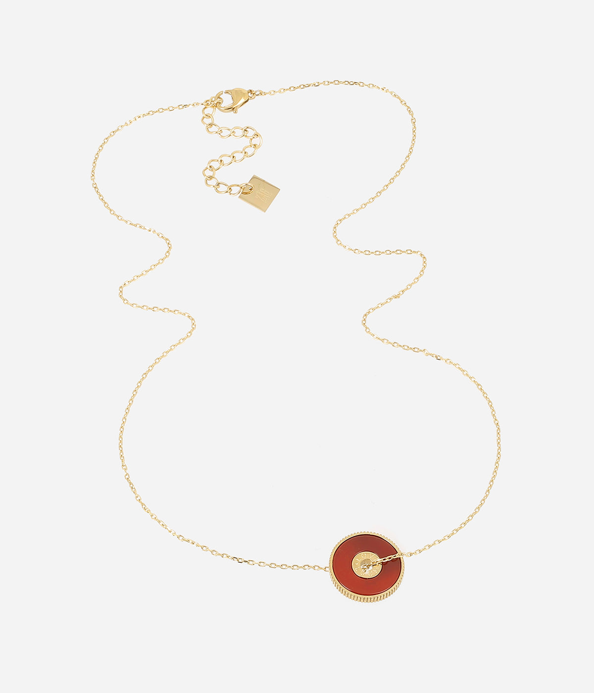 Collier Luck Love (Acier doré)