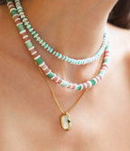 Collier Salto (Acier doré)