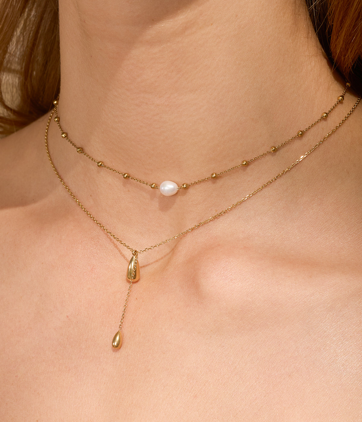 Collier Salvo (Acier doré)