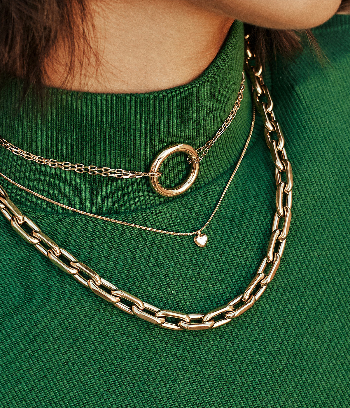 Collier Izar (Acier doré)