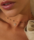 Collier Hinaku (Acier doré)