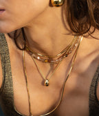 Collier Dejar (Acier doré)