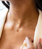 Collier Nerio (Acier doré)