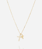 Collier Quarto (Acier doré)