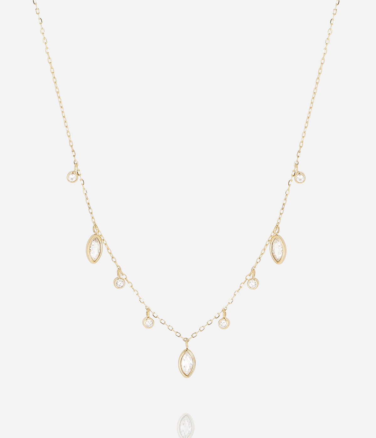 Collier Azelie (Acier doré)