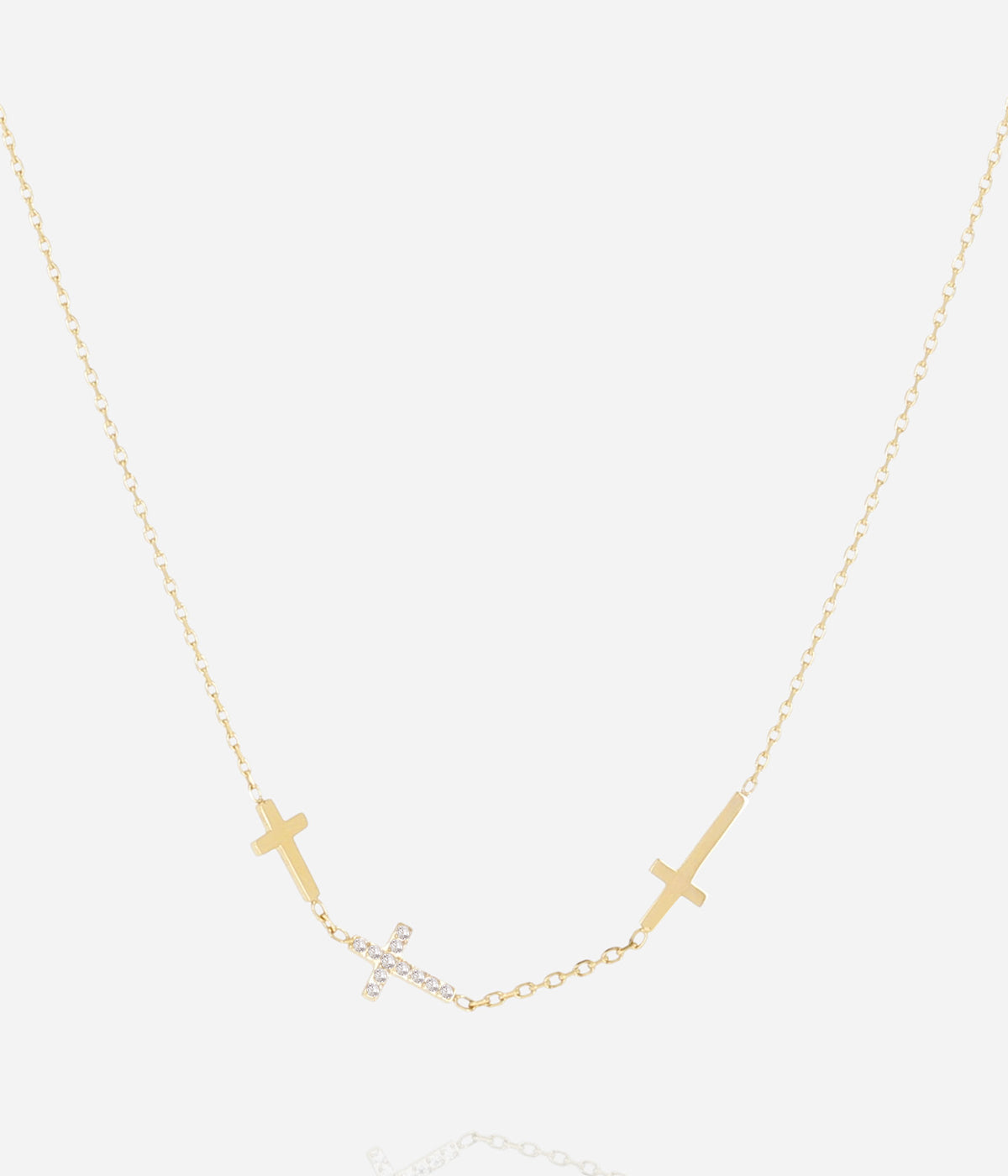 Collier Alvida (Acier doré)