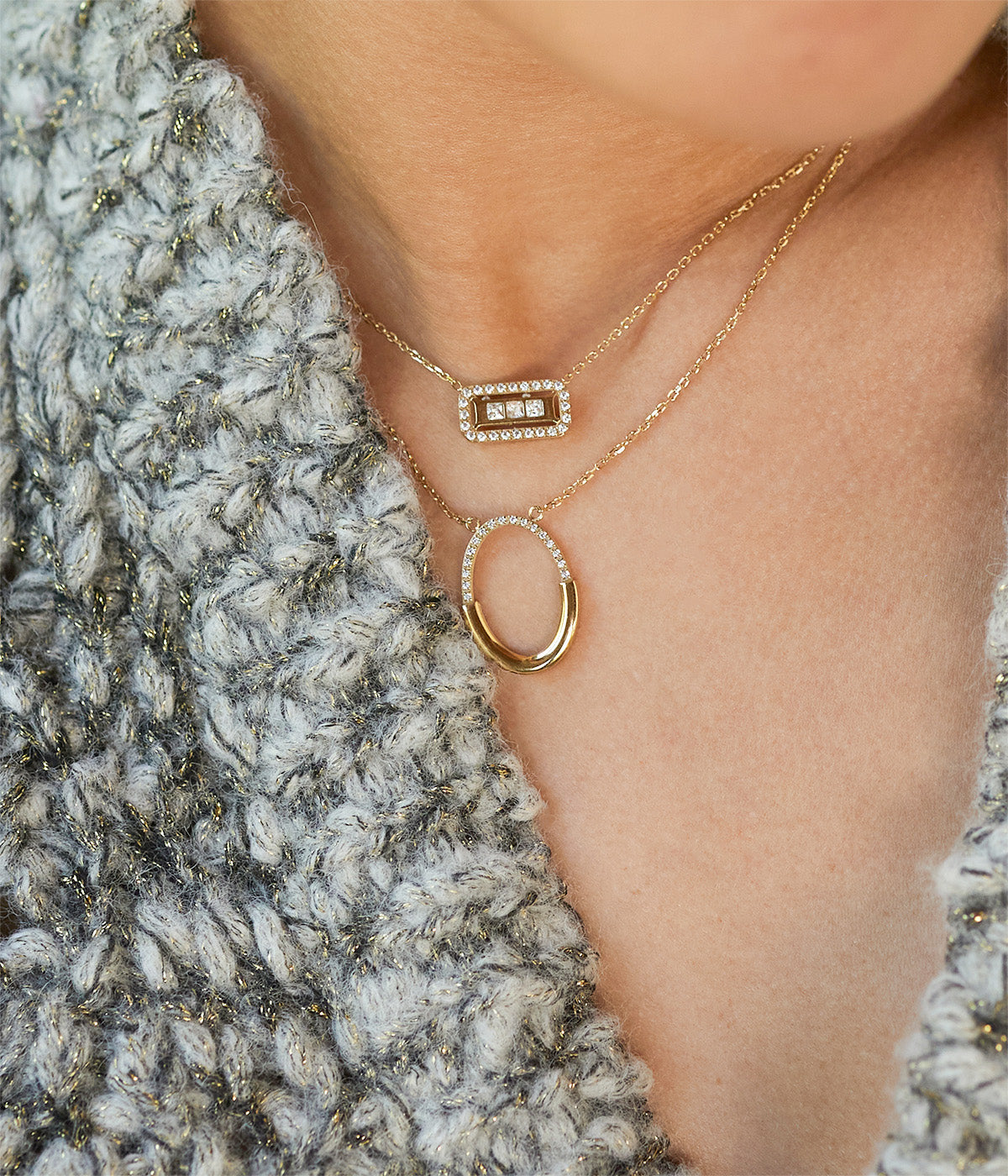 Collier Cléophée (Acier)