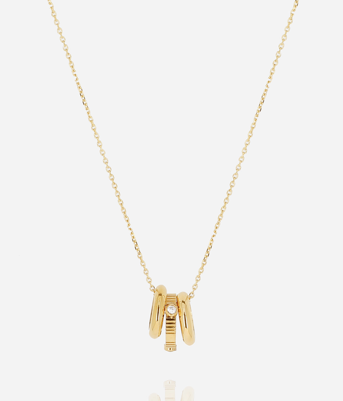 Collier Slalom (Acier doré)