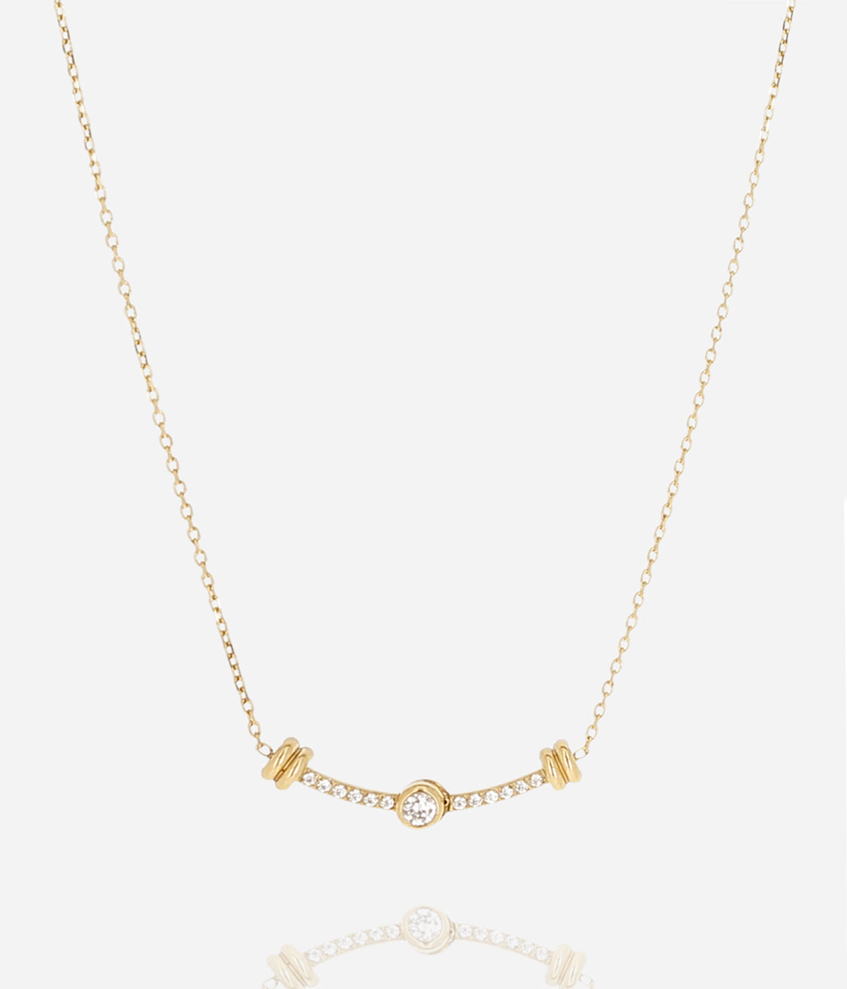 Collier Ghisoni (Acier doré)