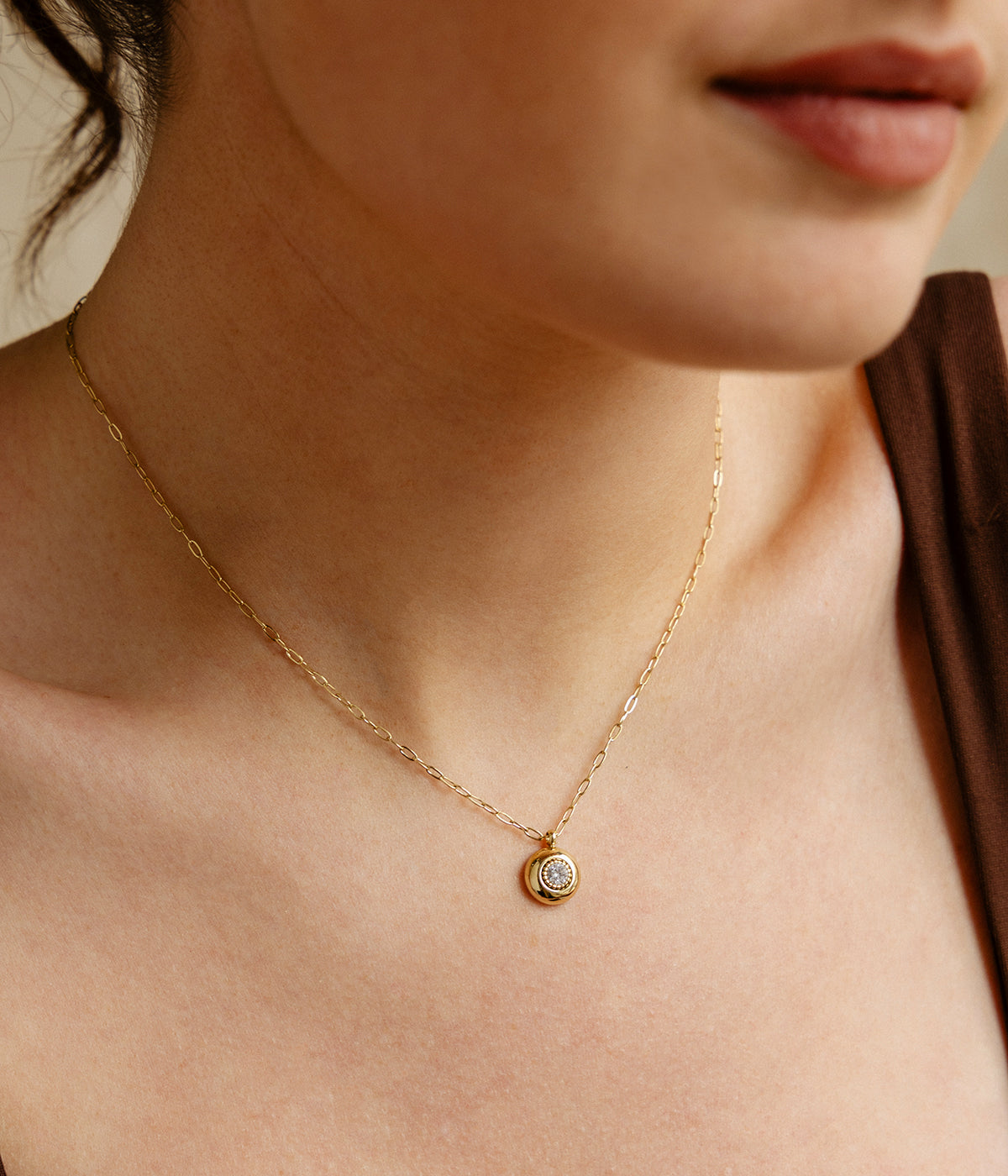 Collier Galdo (Acier doré)