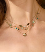 Collier Root (Acier doré)