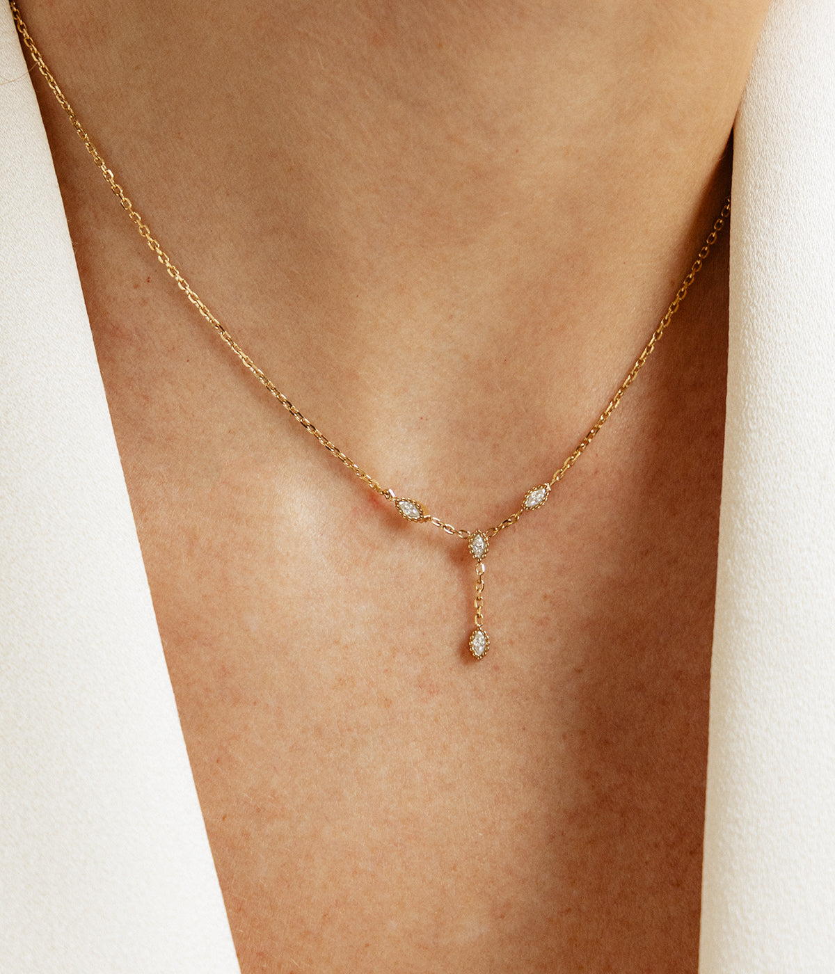 Collier Lecce (Acier doré)