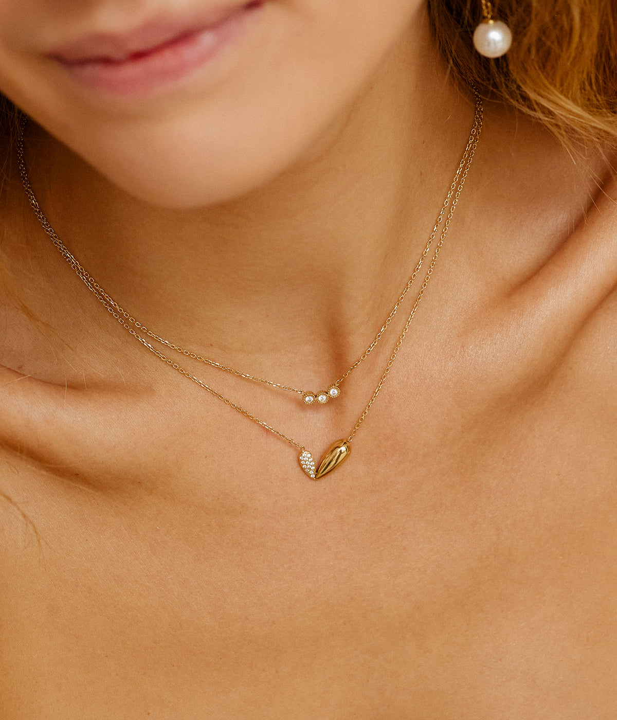 Collier Riola (Acier doré)