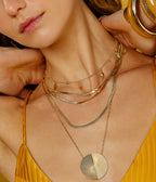 Collier Paterno (Acier doré)