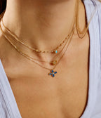 Collier Trezza (Acier doré)