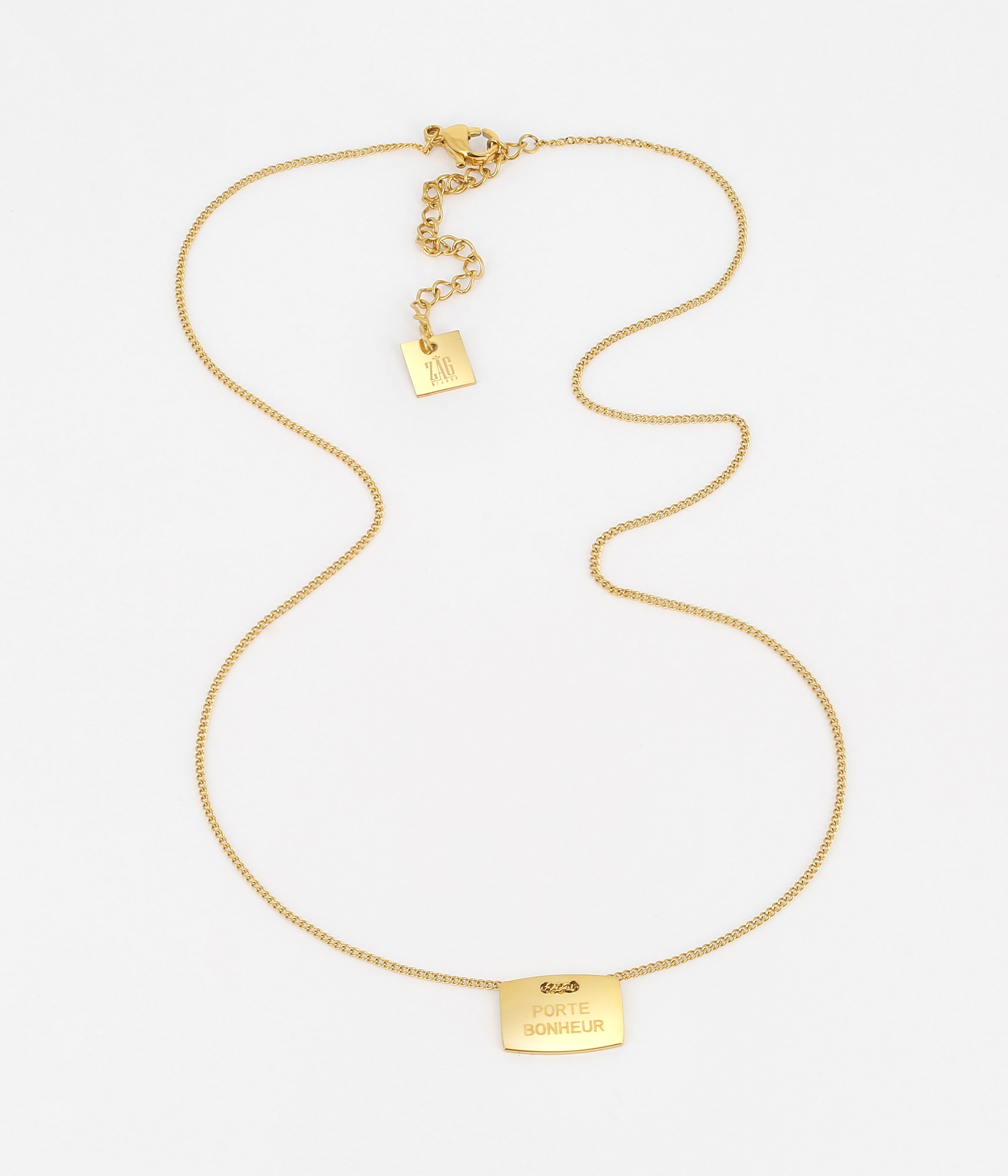 Collier Lucky Charm (Acier doré)