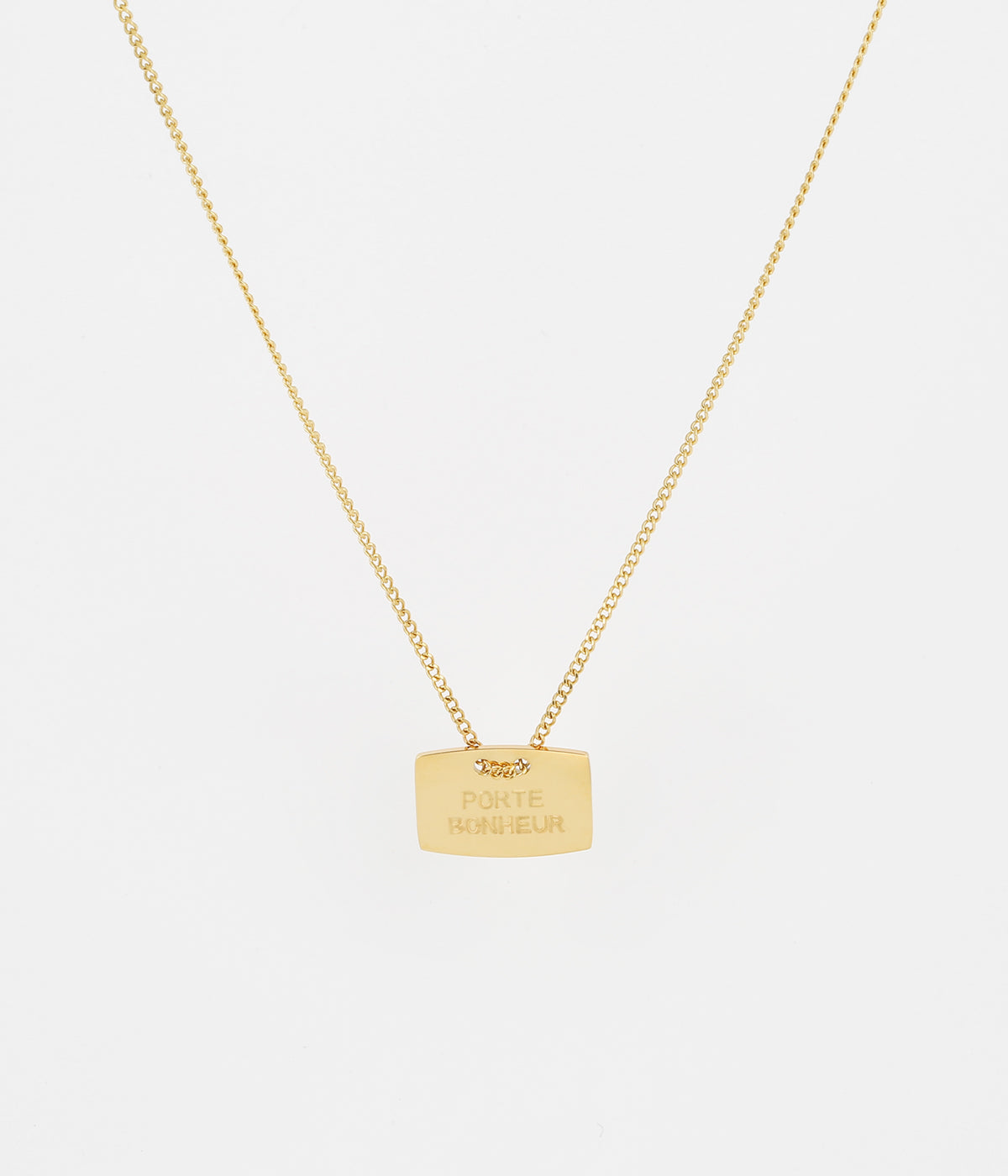Collier Lucky Charm (Acier doré)