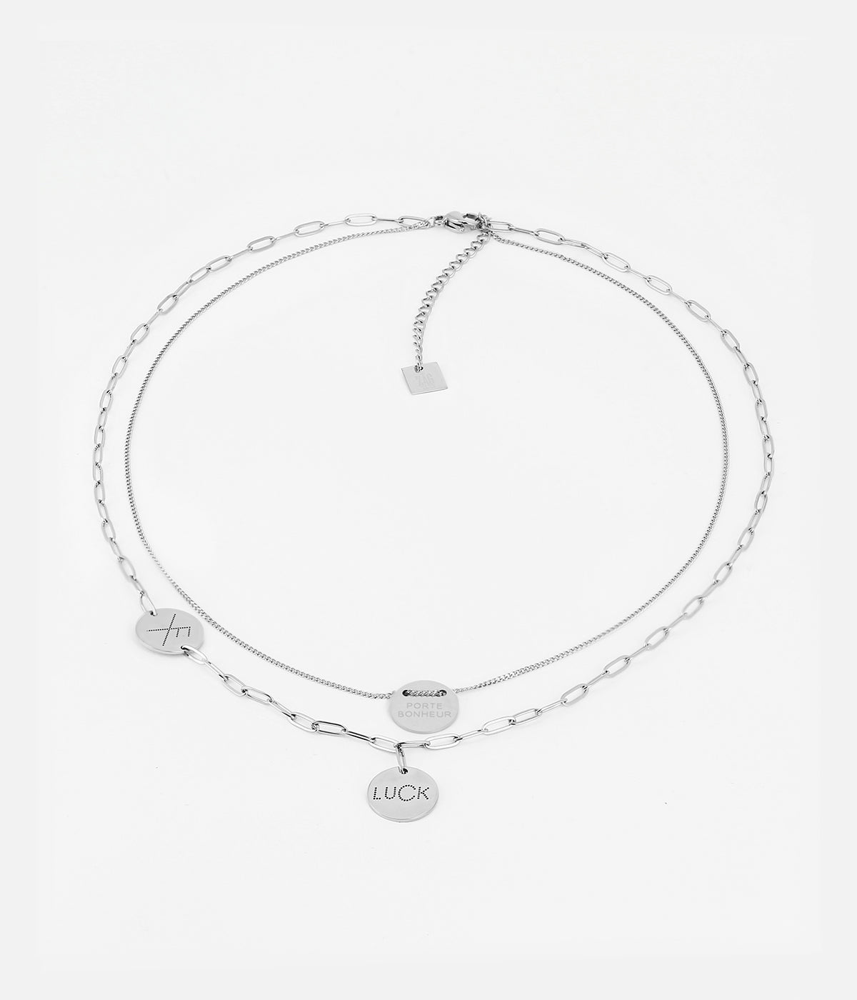 Collier multi Charm Luck (Acier)