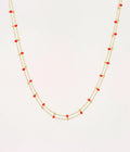Collier Billes (Acier doré)