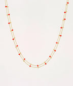 Collier Billes (Acier doré)