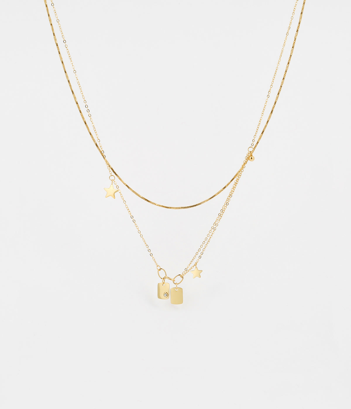 Collier Joey (Acier doré)