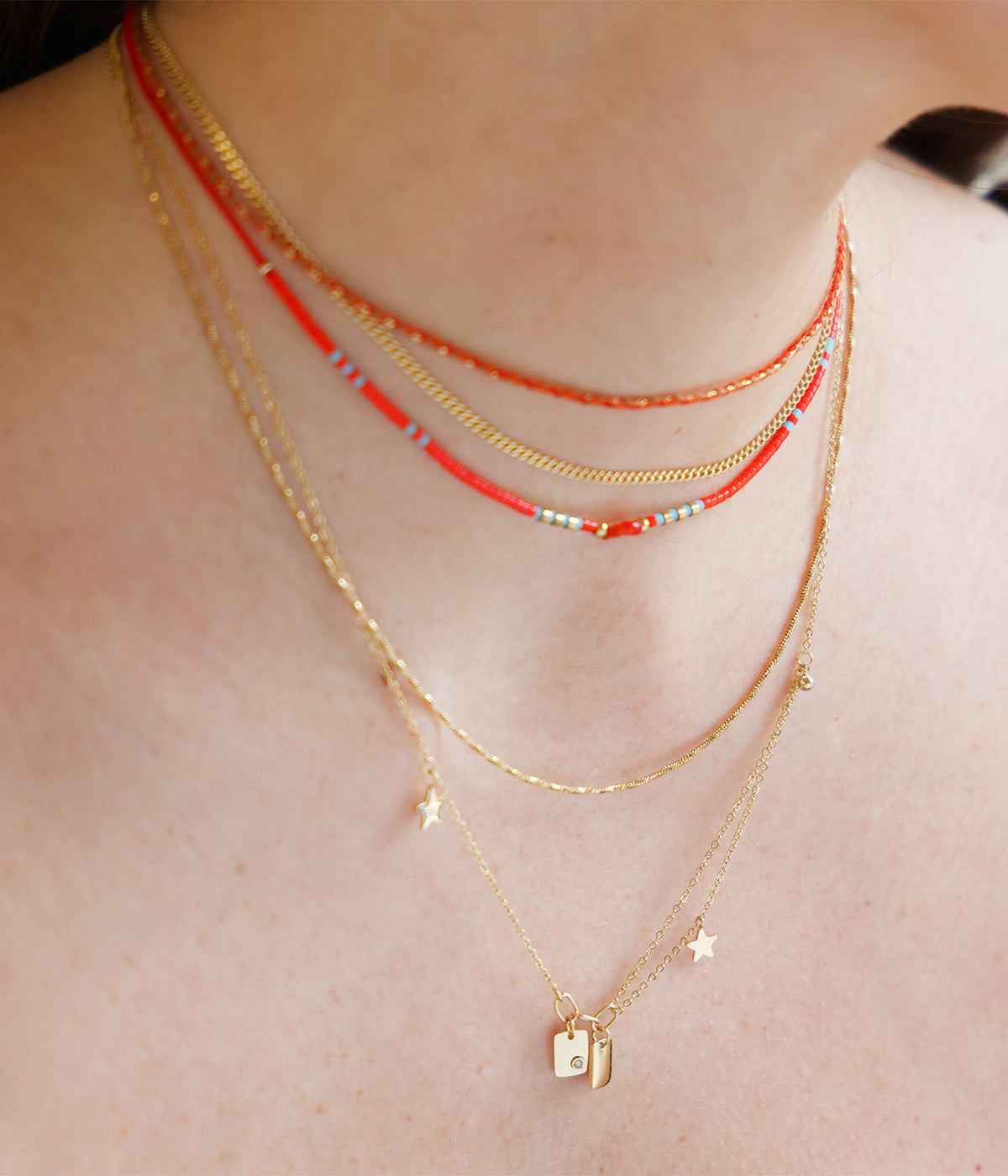 Collier Joey (Acier doré)