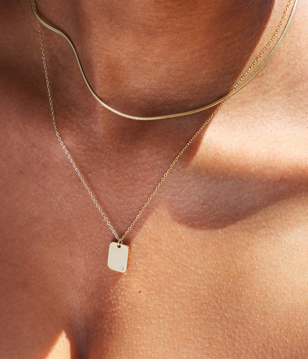 Collier Santana (Acier doré)