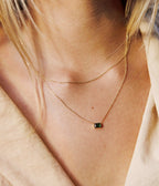 Collier Gravity (Acier doré)
